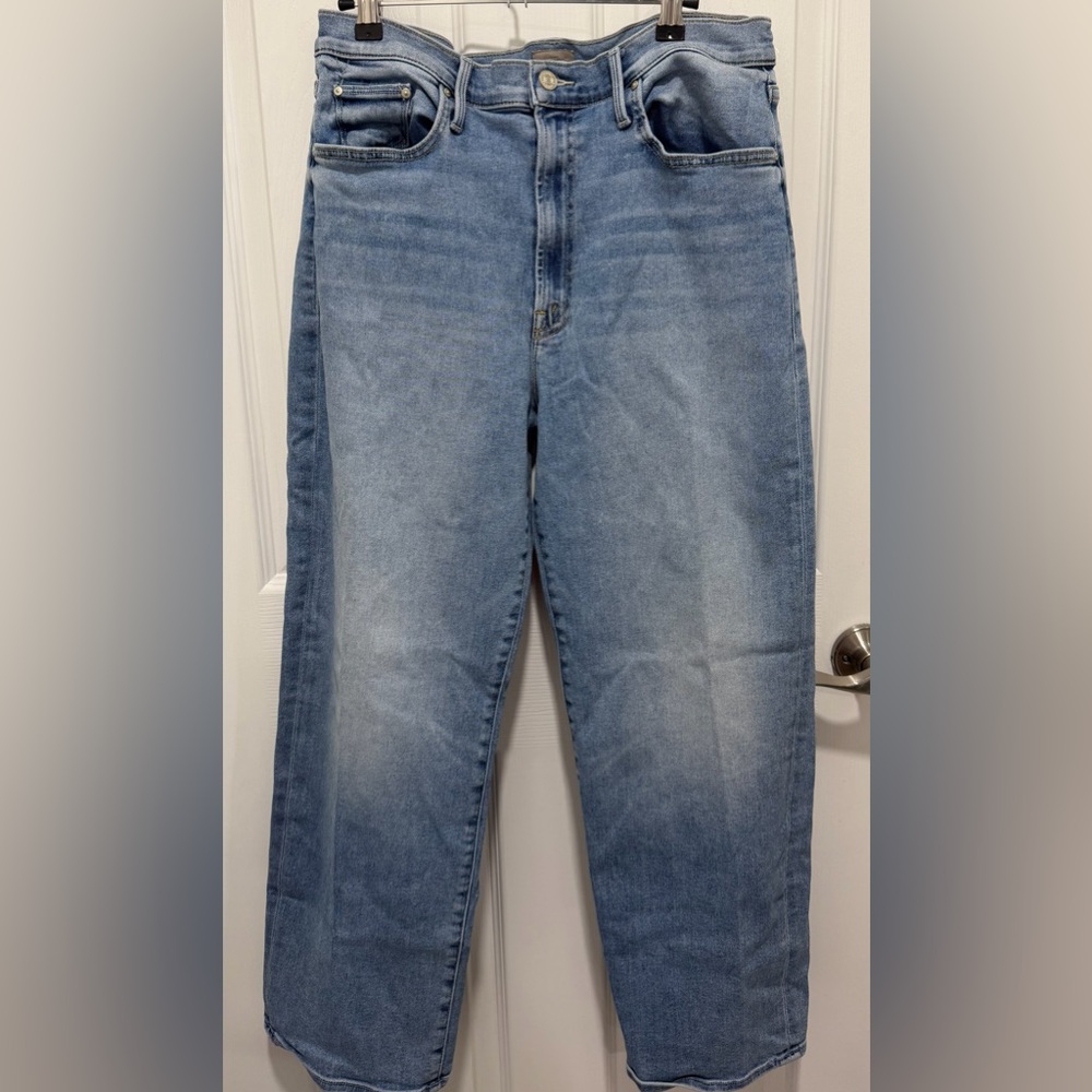 MOTHER Classic Blue Straight Leg Jeans